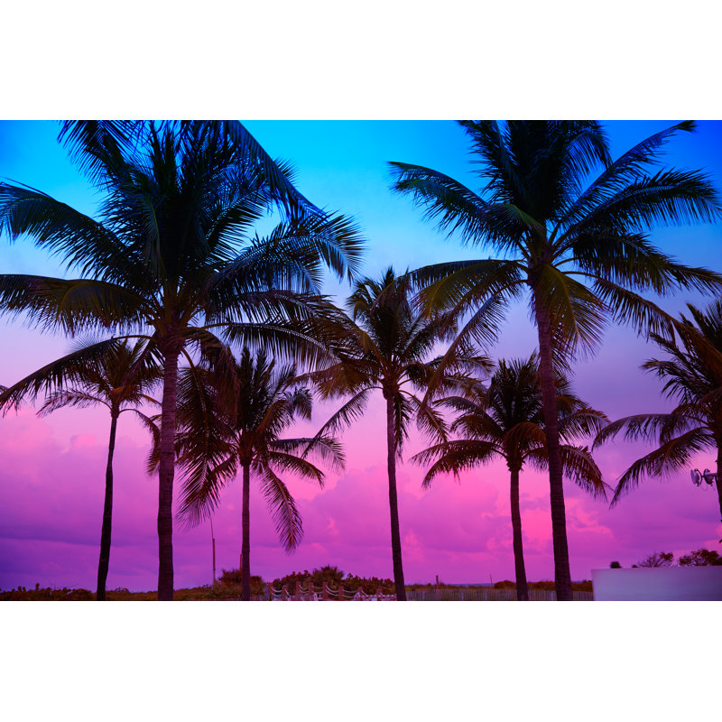 Miami Beach par Lunamarina - Photographie sur toile tendue, L 12 po x H 8 po