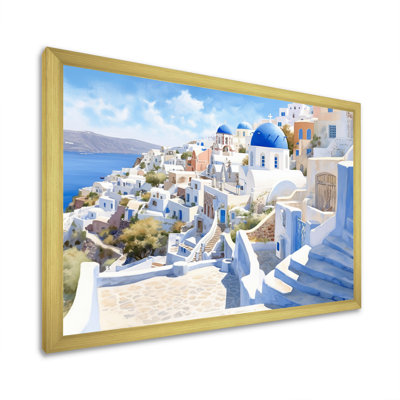 Grecque Santorini Odyssey II - Grèce, art mural