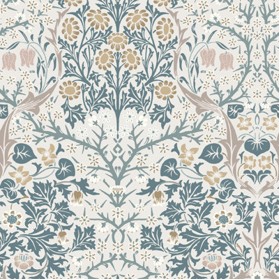 William Morris Blackthorn Daydream Wallpaper
