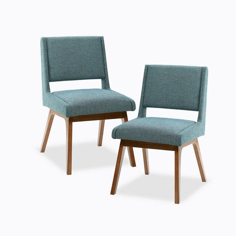 Chaises de salle à manger Brody, ensemble de 2, Bleu