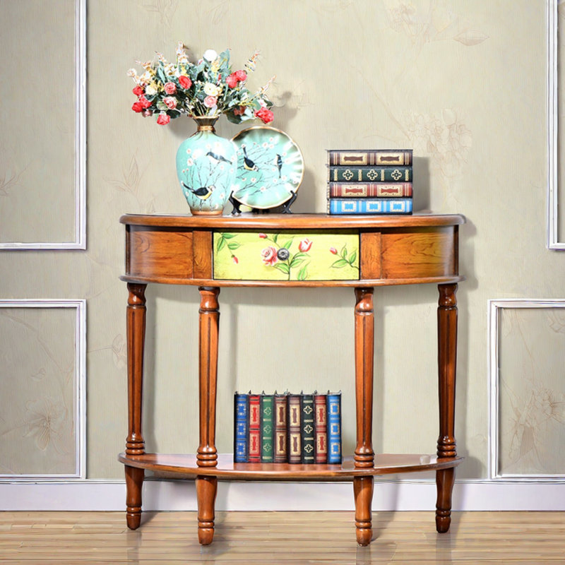 Armoire latérale américaine demi-ronde