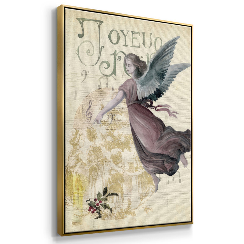 Collection de voeux de Noël B, H 25 po x l 17 po x P 1,5 po, Or