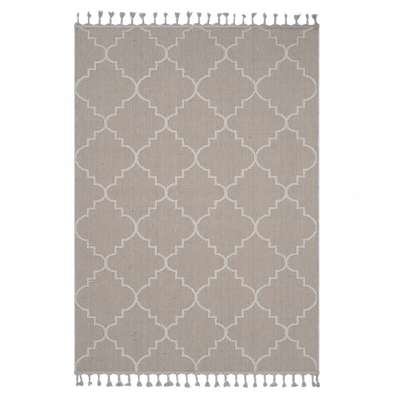 Tapis intérieur / extérieur Collection 4X6 / Trellis, Rectangle 4 pi x 6 pi 2 po