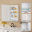 Rectangular Beveled Frameless Mirror Cabinet, Wall Mounted Cabinet For Bathroom Toilet Kitchen,Recess Or Surface Mount Installation-1062961582