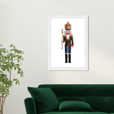 «Holiday and Seasonal First Nutcracker Traditional Green», impression murale sur papier