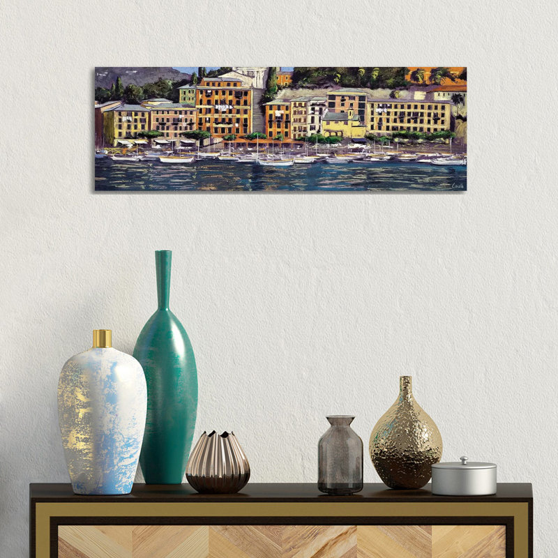 Santa Margherita Ligure by Daniela Corallo - Wrapped Canvas Panoramic Gallery-Wrapped Canvas Giclée