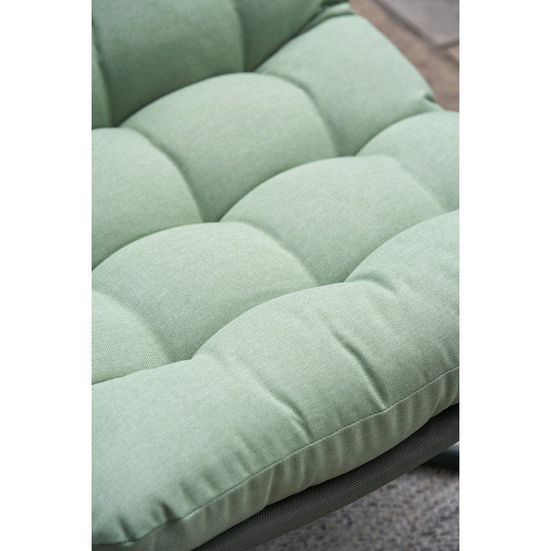 Clermont Anthracite Outdoor Lounging Set, Moss Green