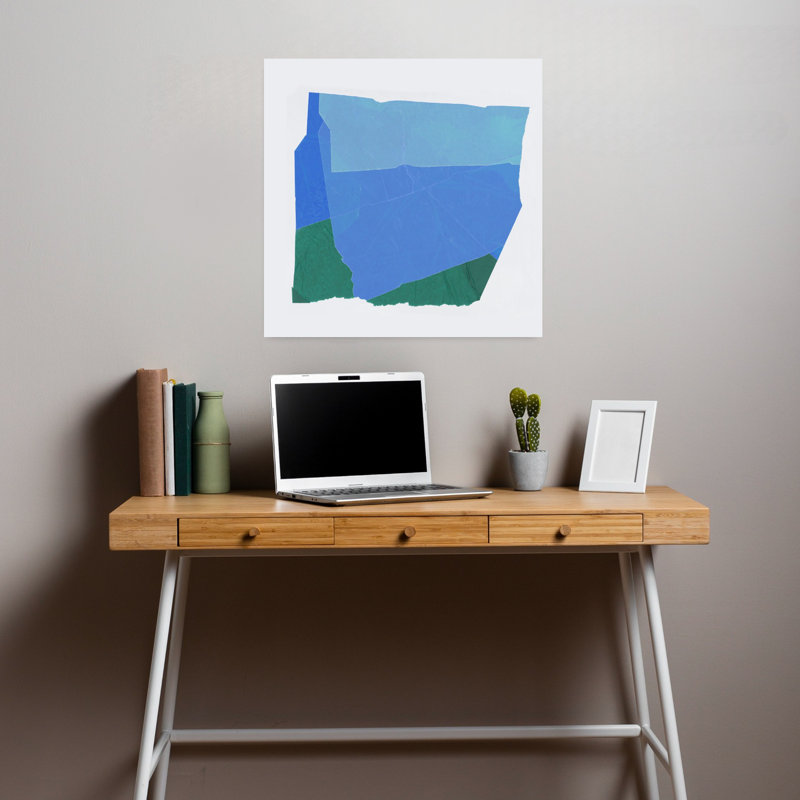 Cobalt Plane I by PI Studio - Wrapped Canvas Print, 45.72 cm H x 45.72 cm W