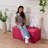 Faux Leather Ottoman-88178141