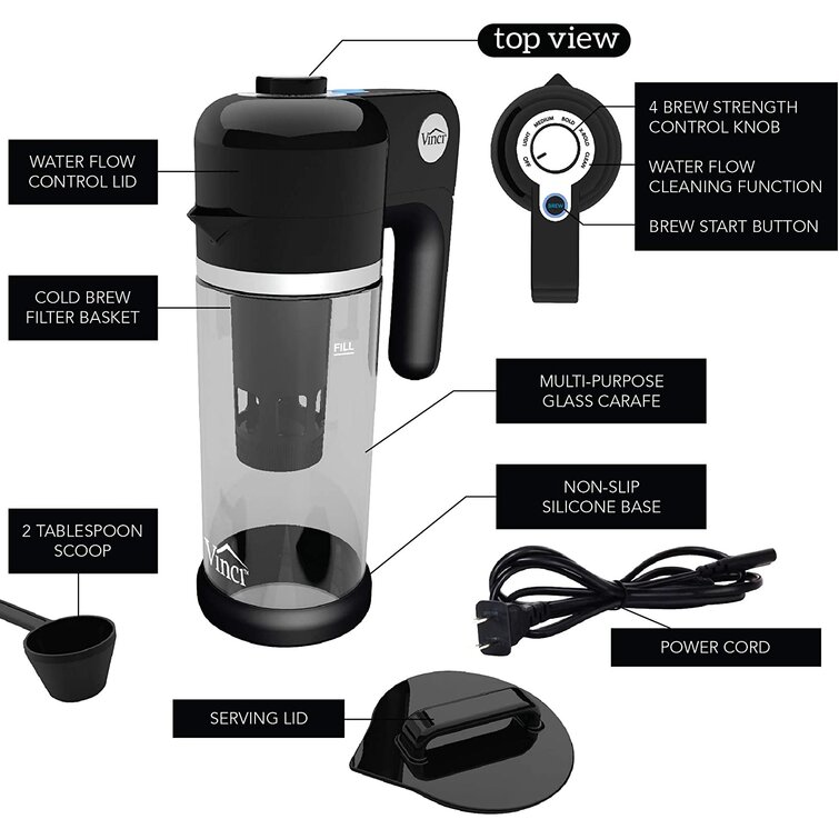 Vinci 4.2-Cup Express Cold Brew Coffee Maker & Reviews