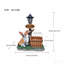 Statue de jardinière chien Chihuahua assis