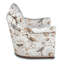 Fauteuil pivotant en polyester 33 po Balceta