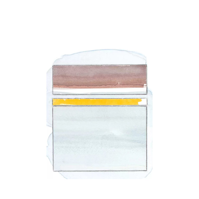 Pacific Horizon XI by Rob Delamater - Wrapped Canvas Gallery-Wrapped Canvas Giclée, 45.72cm H x 30.48cm W