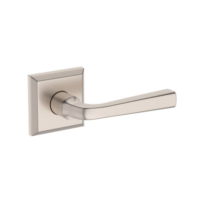 Kinsella Half Dummy Lever with Traditional Square Rose in Matte Black