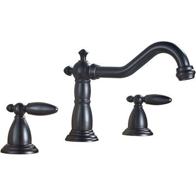 Two Handle Vintage Traditional Oil Rubbed Bronze Faucet