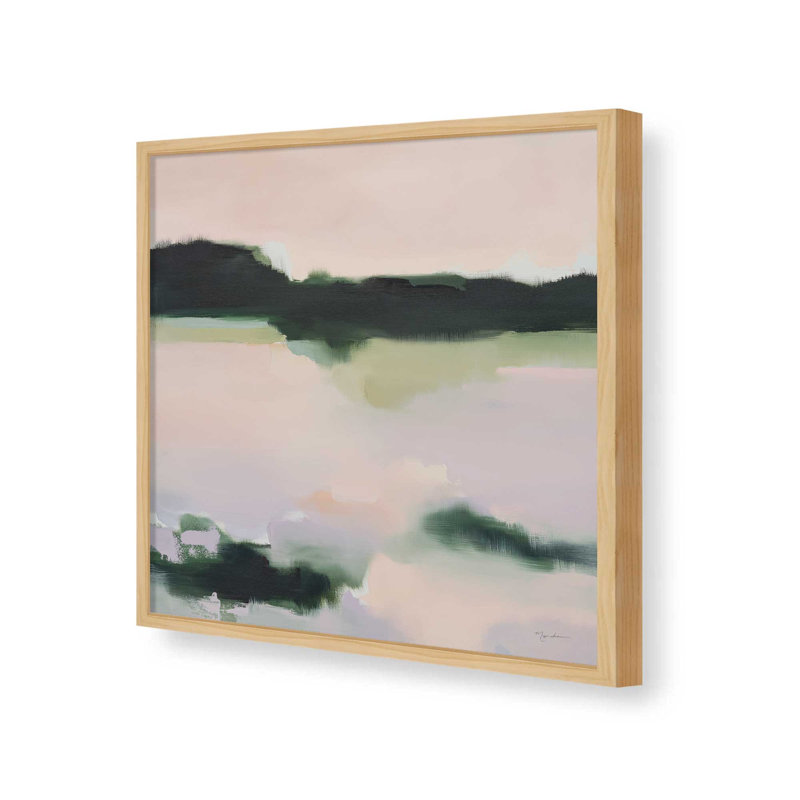 «Reflections of Me» par Maggie Sackmann, reproduction d'art, L 12 po x H 12 po, Érable, Impression encadrée