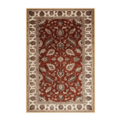 Machine Washable Persian Brown Area Rug