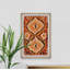 Orange Glow Pattern 1 Piece Single Picture Frame Wall Art-1172942238