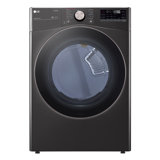 LG 7.4 cu. ft. Ultra Large Capacity Smart wi-fi Enabled Front Load Electric Dryer with TurboSteam and Built-In Intelligence