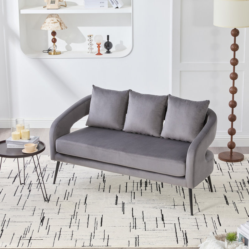 Canapé de 53,7 po Velcira, Grey