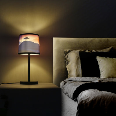 Wood Table Lamp