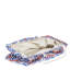 Sac fourre-tout en toile avec poignées, fourre-tout rectangulaire en Krush, doublure en vinyle résistant à l'eau, grande capacité, motif à chevrons durable et polyvalent-564241892