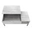 Table basse, L 42 po, rectangulaire, cocktail, plateau relevable-671799460