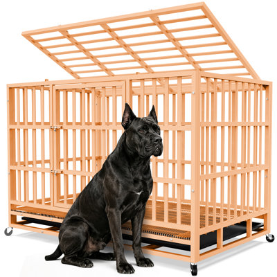 Cage pour chien 41,3 "à l'épreuve des fuites
