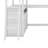 Evo 2 Drawer Loft Bed with Built-in Desk and Shelves-895083768-921547986