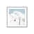 Cadre simple en chrome poli, bois massif n'est pas disponible