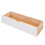 Lit plateforme avec rangement et tablettes coulissantes, lit gigogne simple et 2 tiroirs