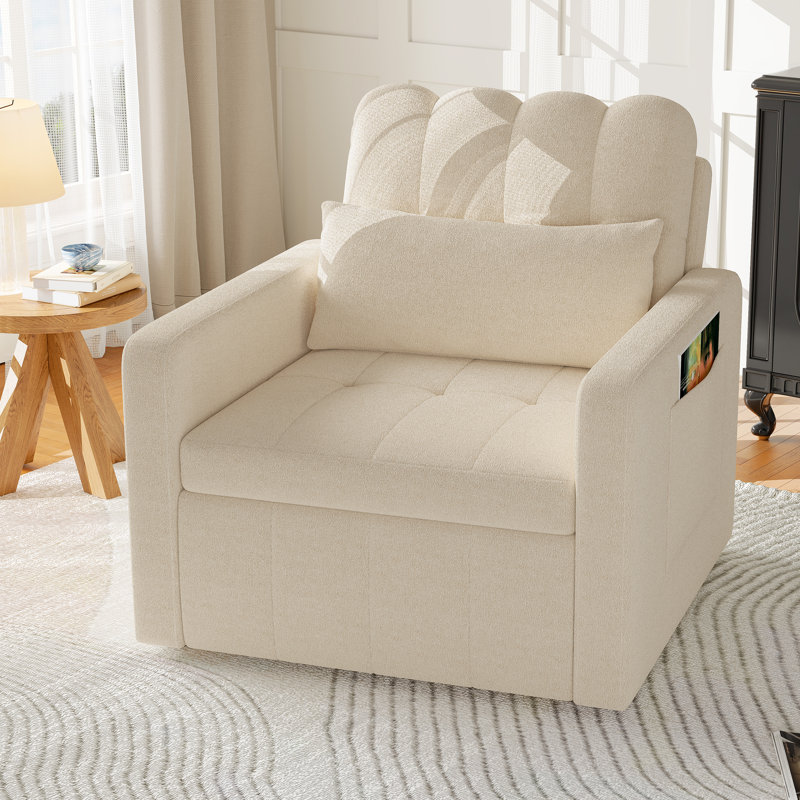 Upholstered, Beige