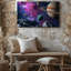 Toile dans un tableau cosmique à couper le souffle, éclatant de lumière blanche éclatante, art mural Forth a Radiant Core The Focal Point of-234261523