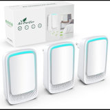 Air Purifier (3 Pack) Negative Air Ionizer For Home Use,Filterless Mobile Air Ionizer,Negative Ion Deodorization,Mini Air Purifier For Home,Office,Pets,Smokers,Toilet,Bathroom