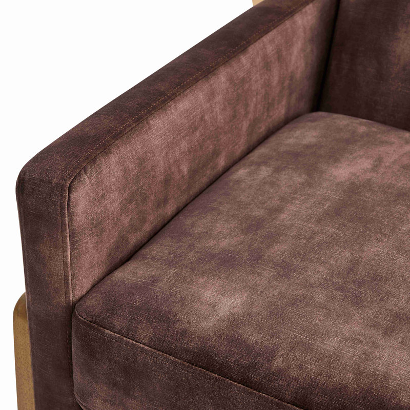 Fauteuil d'appoint à dossier capitonné Matson