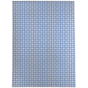 Ebern Designs Aavyn Performance Blue/Periwinkle Rug | Wayfair