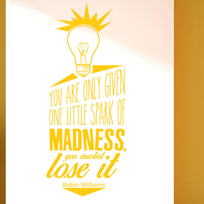 Wall Decal, Dark Yellow