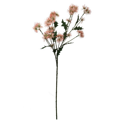 Oignon rose 35 po - Fleur rose - Faux motif floral