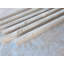 12" x 0.5" Honed Travertine Pencil Liner Tile Trim in Ivory