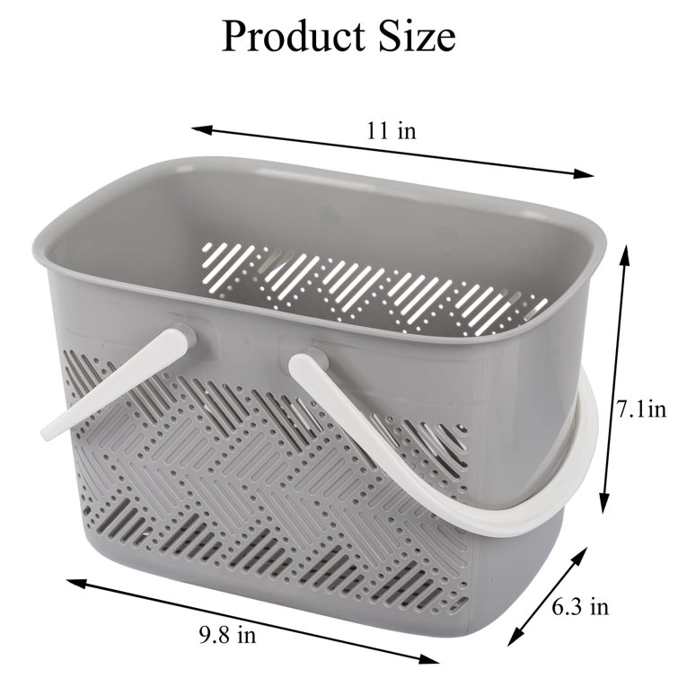 Evideco Shower Caddy, Gray