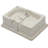 22"X15.5" Ceramic Undermount Sink With Overflow - White, Sleek Design, Enhances Bathroom Aesthetics Modern White Rectangular 21.58X15.44 Inch, Stain , Versatile Design