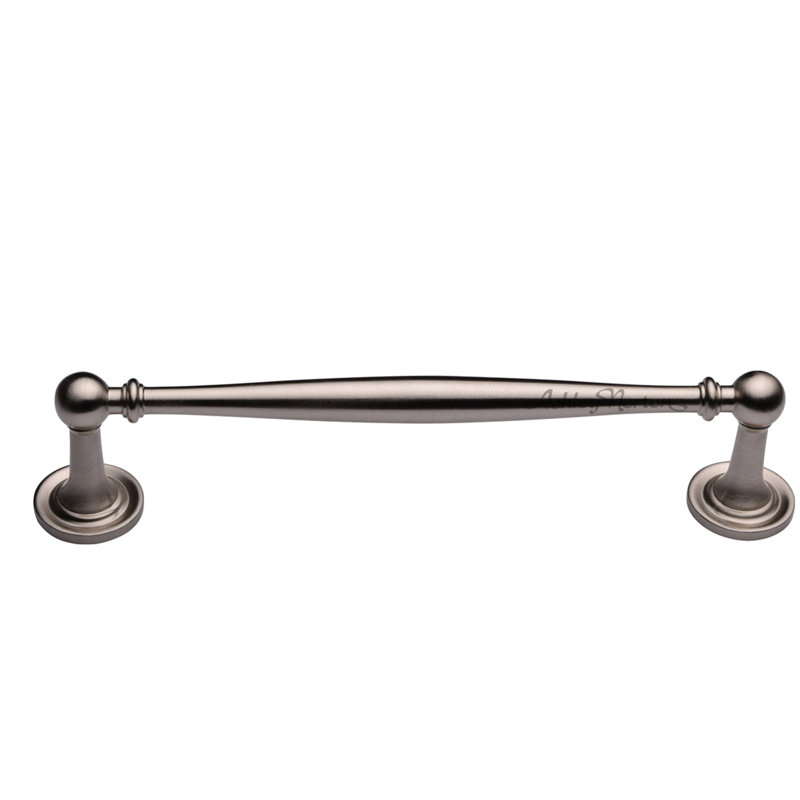 Poignée d'armoire Rhode, Nickel satiné, 8"