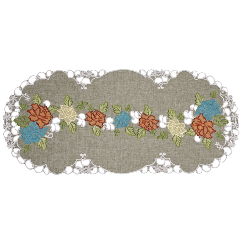 Dorsha Southwest Rose Table Runner (14"x27"), 34" x 15"