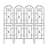 2 Pack Metal Garden Trellis
