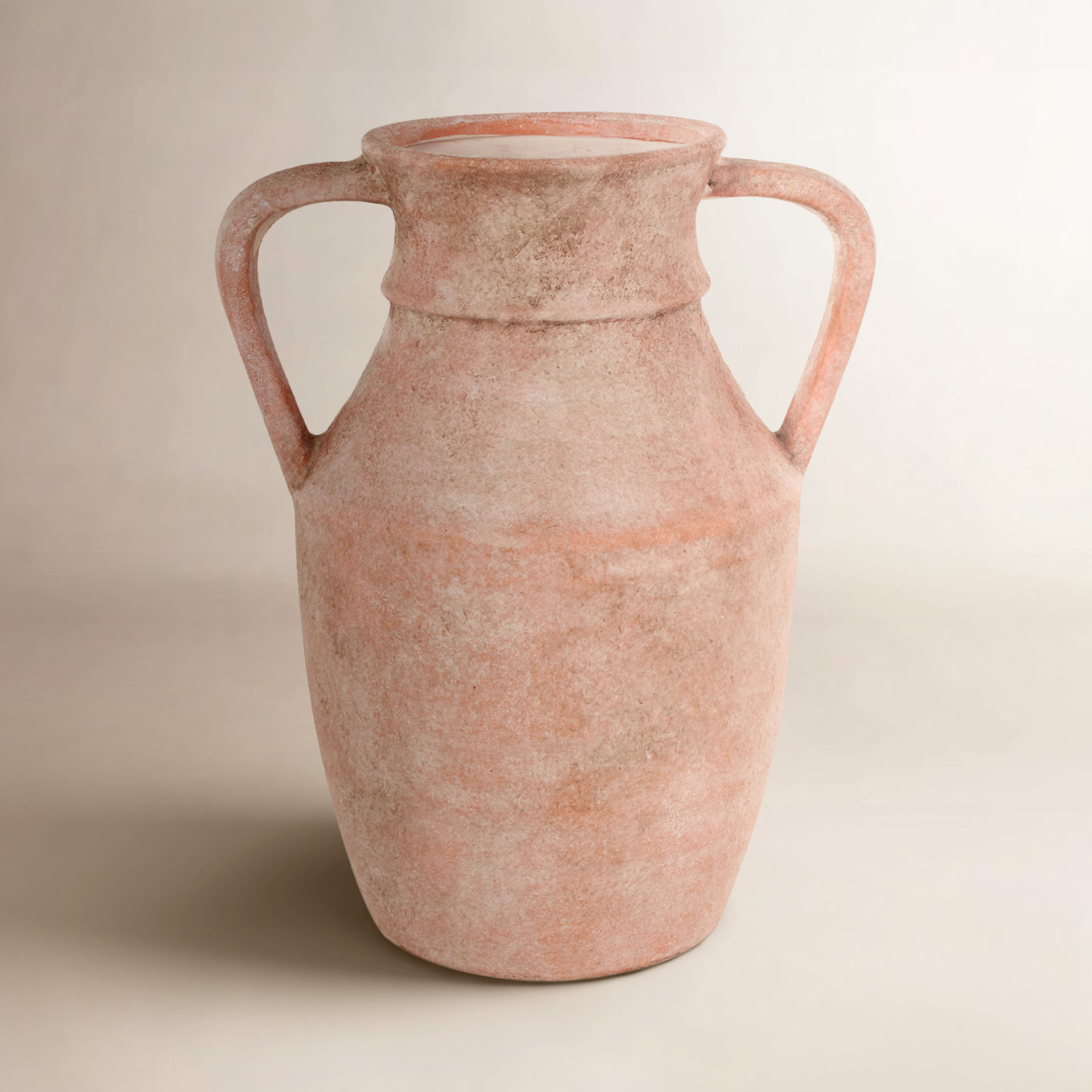 Ceramic Table Vase, 12" H x 9.3" W x 7.2" D