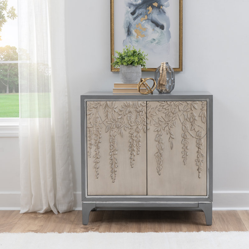 Stevensville Grey Two Door Cabinet
