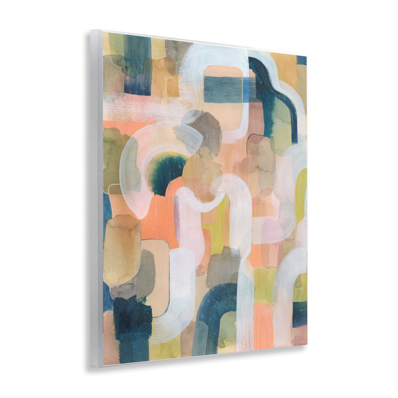 «Layered Curved Arches», art mural sur bois par Joris Hoefnagel