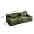 2-Piece Two Seaters Compression Sectional Sofa,Modular Couch-103484695