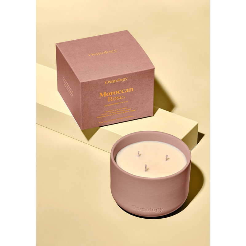 Bougie marocaine parfumée à triple mèche