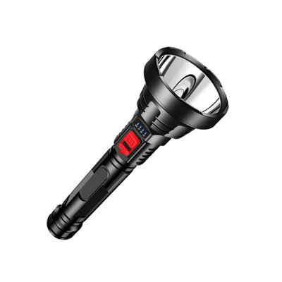 Plastic Windproof lighters LED Flashlight1000 Lumens Super Bright Flashlight Zoomable Rechargeable Flashlight With 3 Modes Powerful Handheld Flashlight Power Display
